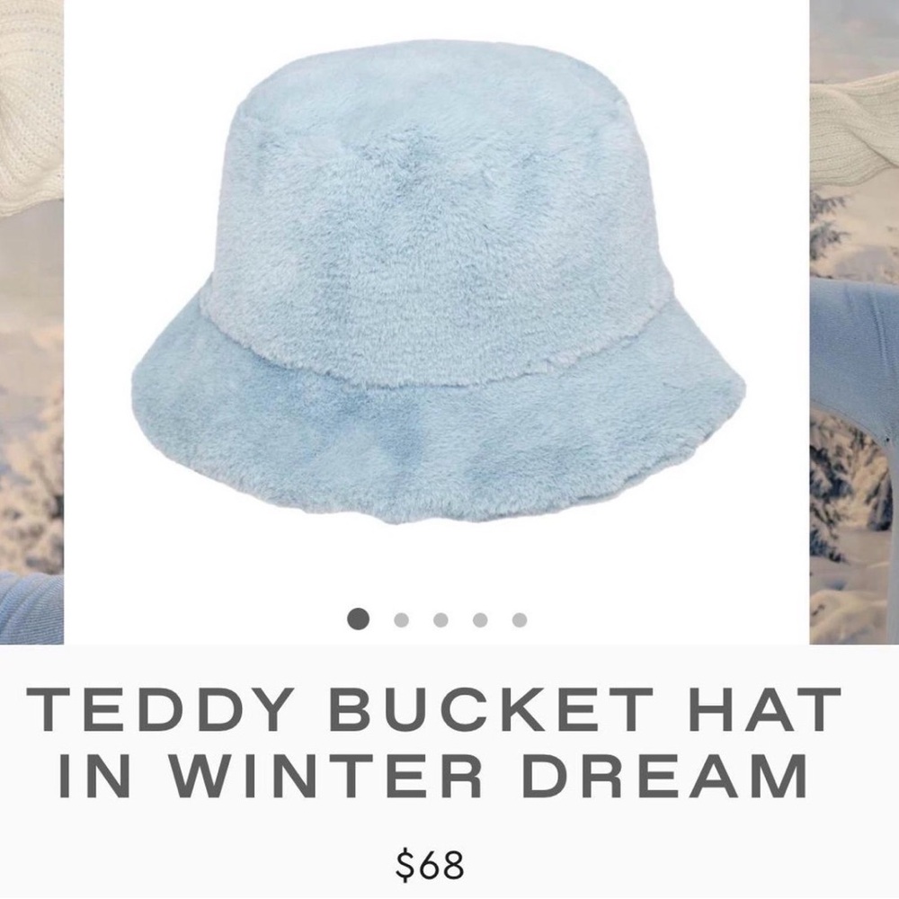 SOLD OUT! Emi Jay Teddy Bucket Hat in Winter Dream